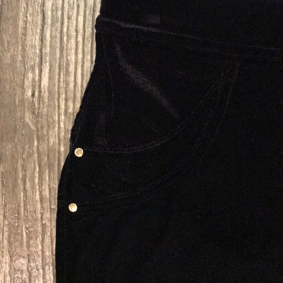 NWT CALVIN KLEIN X-SMALL MODERN VELVET LEGGING - Picture 3 of 7